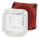 Gustav Hensel 4012591125280 Hensel DK 0400 R Kabelabzweigkasten rot ohne Klemme bis 4qmm mit rotem Deckel