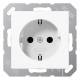 Jung A1520BFKIWW SCHUKO Steckdose bruchsicher Serie A/AS alpinweiß