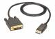 BlackBox EVNDPDVI-0003-MM DisplayPort-zu-DVI-Kabel, MM, 3 Fuß. (0,9 m)