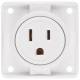 Berker 862632502 Steckdose USA/CANADA NEMA 5-15 R Integro polarweiß matt