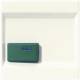 Jung LS642C cover button green for Ackermann type 73642C white