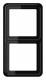 Jung CD582SW Rahmen 2fach schwarz