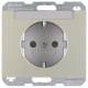 Berker 47387004 Steckdose SCHUKO mit Beschriftungsfeld K.5 edelstahl