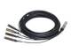 HP Switch e.g. Cable, 3m, splitter, 40G QSFP+/4x10G SFP+, 40Gbit, X240, DAC cable
