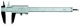 MIB Messzeuge 01001035 Precision Vernier Caliper DIN 862, double V-guide