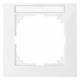 Merten MEG4011-3619 M-Pure frame 1f with label carrier polar white M-Pure