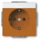 Busch Jaeger 2CKA002013A5425 BJ 20 EUCNB-14-82 SCHUKO socket insert orange RAL2004 future linear