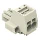 WAGO 831-3102/107-000 1-wire female connector, 100% protected against mismating