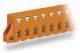 WAGO 741-424 feed-through terminal strip 0.08-2.5 sqmm orange