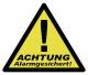 INDEXA WAK-A Warnaufkleber Achtung Alarmgesichert 40201