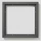 Siedle KR 611-2/2-0 DG combination frame aluminum 4 modules dark gray-mica 038917
