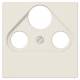 Jung A561PLSAT Abdeckung 3Loch für SAT-TV Serie AS weiß