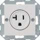 GIRA 048703 Steckdose NEMA 5-20R System 55 Reinweiß