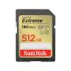 SANDISK SDSDXVV-512G-GNCIN EXTREME 512GB SDXC MEMORY CARD