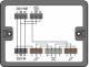 WAGO 899-631/305-000 distribution box cross-connection 1 input, black