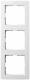 GVS G0803CW GVS Abdeckrahmen 3-fach Weiss