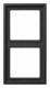Jung AL2982AN Rahmen 2fach LS/FD-design Aluminium anthrazit