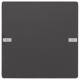 Berker 80141326 Tastsensor 1fach Komfort mit Beschriftungsfeld KNX Q.1/Q.3 anthra