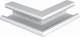 OBO Bettermann 6282710 OBO GEK-SAA133110RW outside corner asymm. 133x110mm St FS pure white 