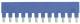 Harting Han ES Press plug-in bridge 1x12 blue lengthwise 16A pack of 5 09330009851