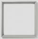 Siedle 200016858-01 combination frame KR611-4/4-0SM, 431x431x38mm silver metallic