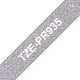 Brother TZEPR935 Premium labeling tape TZe-PR935 (lam.) White on silver 12mm