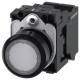 Siemens 3SU11020AB703BA0 Drucktaster beleuchtet 22mm rund klar Knopf 1S AC/DC 24V