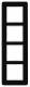 Berker 10146076 Rahmen 4fach Q.7 Glas schwarz