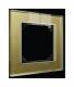 Merten MEG4010-2341 real glass frame 1F GOLD M-PL