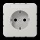 Jung CD1520BFNALG SCHUKO socket label field shatter-proof light grey