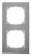 Merten MEG4020-3646 M-Pure Decor-Rahmen 2fach Edelstahl/aluminium