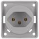 Berker 962492506 Steckdose mit Schutzkontakt Schweiz Typ 13 grau,matt