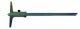 MIB Messzeuge 01015075 Precision Depth Vernier Caliper m. Tip 1.6 mm, 300x150 mm,