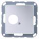 Jung A562AL Cover for 2 small sockets, A 562 AL, aluminum