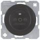 Berker 6768762045 socket R.1/R.3 glossy black