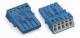 WAGO 890-1105 socket without cable strain, lastungsgehäuse 5p 0,25-1,5qmm blue