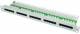 Telegärtner Patch Panel, 25xRJ45, ISDN/TEL, 1HE, 48,3 cm ( 19 Zoll ),