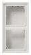 Jung LS582AW surface-mounted cap 2-fold with frame LS white