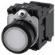 Siemens 3SU11020AB603BA0 Drucktaster beleuchtet 22mm rund weiß Knopf 1S AC/DC 24V