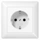 Jung AS1520NWW SCHUKO Steckdose ohne Kralle Serie AS alpinweiß