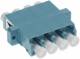 ZVK EasyLan SLVZAM22QPAQ LWL Kupplung LC-Quad Standard OM3 aqua