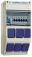 Walther-Werke 6980002 Walther combination outlet , 6xSchuko Fi switch 6xAutomaten