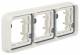 Berker 13303502 frame 3-fold horizontal W.1 polar white