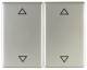 Berker 14357204 Wippe mit Aufdruck Symbol Pfeile K.5 Edelstahl Rostfrei