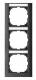 Merten MEG4032-3614 M-Pure-Rahmen 3f mit Beschriftungsträger senk anth M-Pure