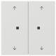 GIRA 5386112 rocker 2f arrows control surface switch pure white