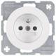Berker 6768762089 outlet R.1/R.3 polar white, glossy