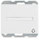 Berker 47527109 Steckdose SCHUKO mit Klappdeckel und Beschriftungsfeld K.1
