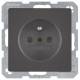 Berker 6768766086 outlet Q.1 / Q.3 anthracite velvet