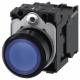 Siemens 3SU11020AB501BA0 Drucktaster beleuchtet 22mm rund blau Knopf 1S AC/DC 24V